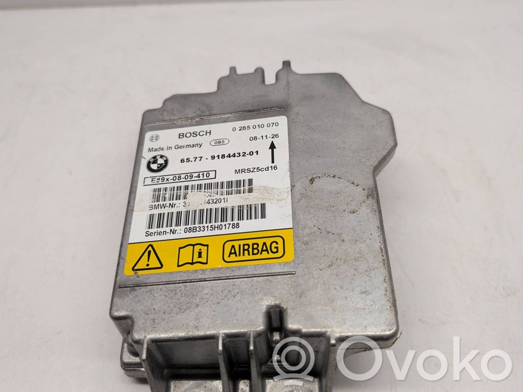 Module de contrôle airbag   9184432,0285010070,MRSZ5CG16