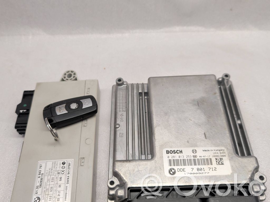 BMW 5 E60 E61 Kit cu ECU motor și set închidere uși 