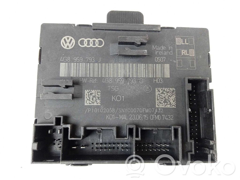 Audi A6 C7 Unidad de control de puerta 