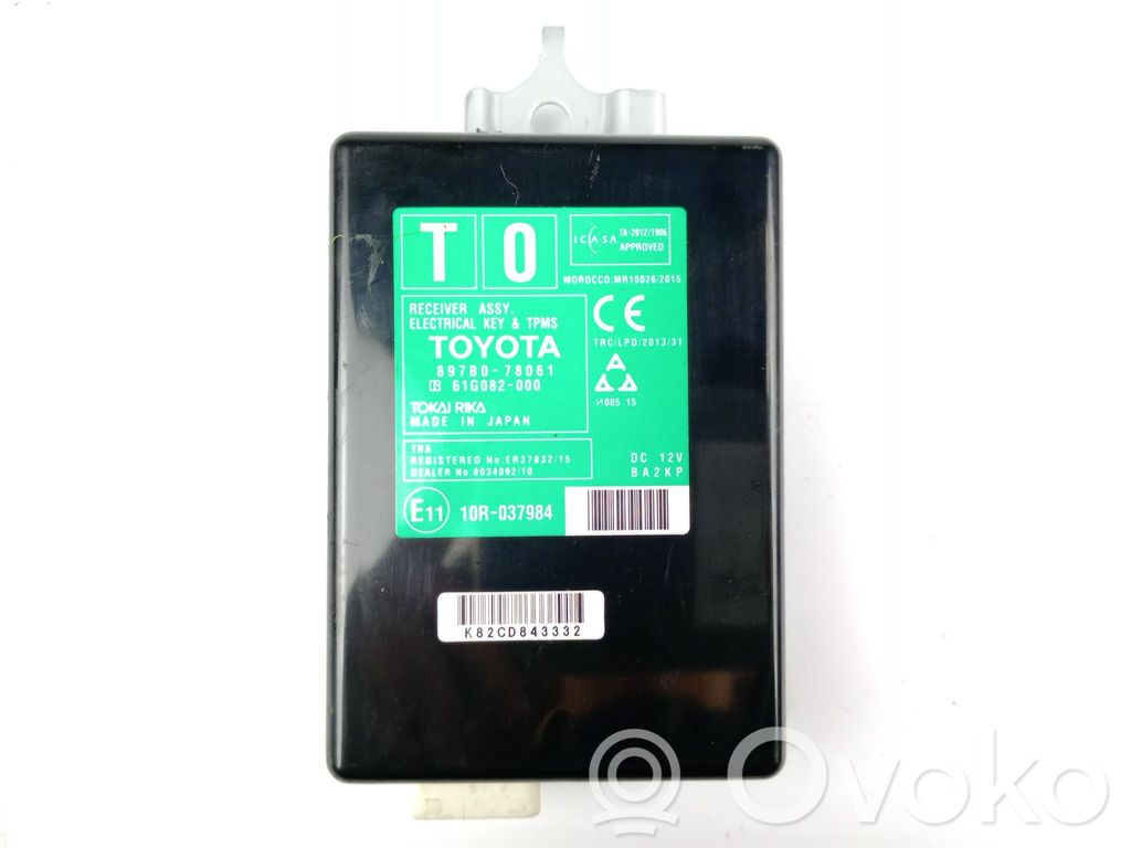 Other control units/modules   897B078061,61G082000