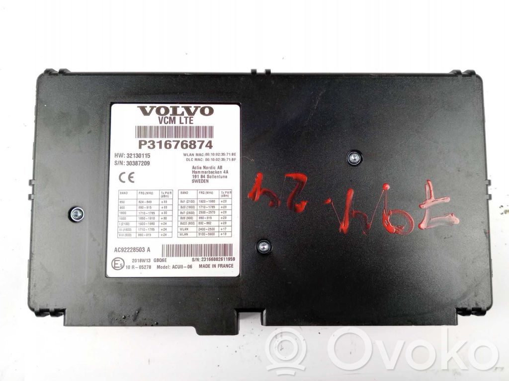 Volvo XC40 Alte unități/module de control 