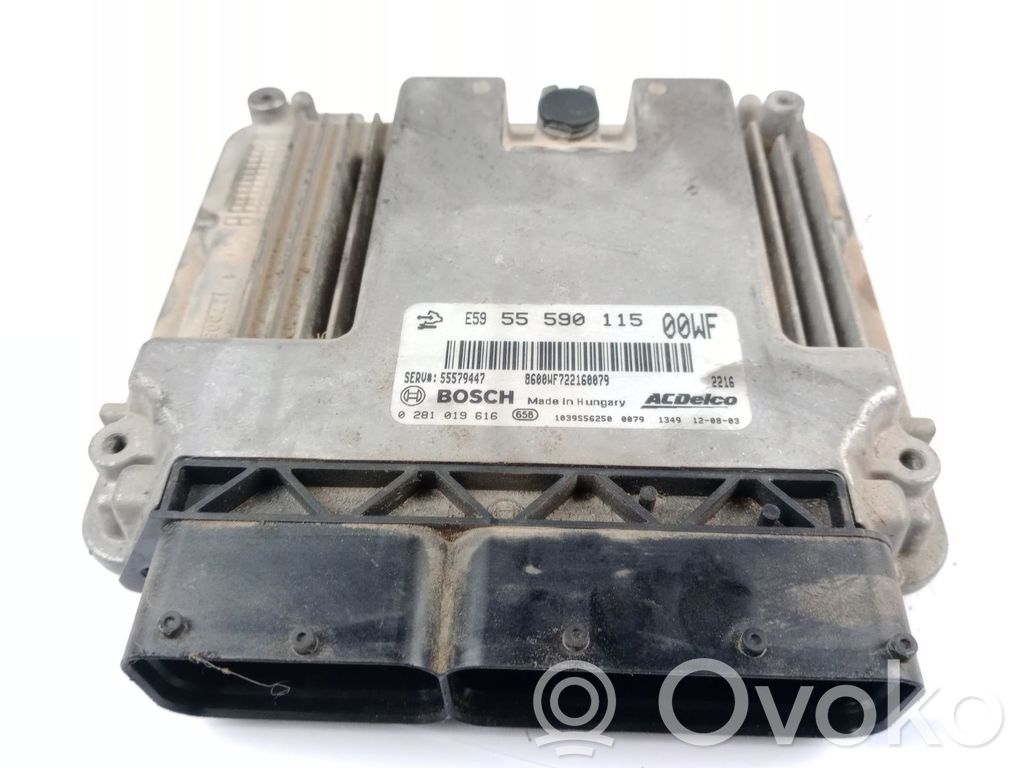 Engine control unit/module   55590115,0281019616