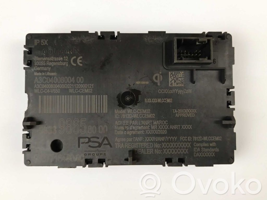 Sonstige Steuergeräte / Module   9833986580
