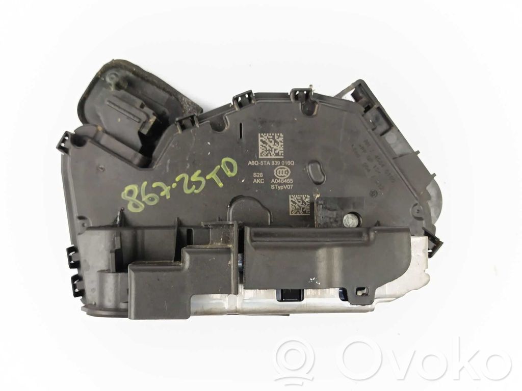 Skoda Superb B8 (3V) Serratura portiera posteriore