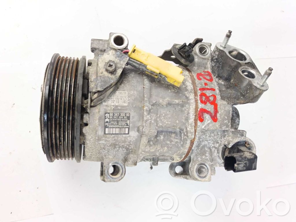 Ilmastointilaitteen kompressorin pumppu (A/C)   9834730080,9834730480