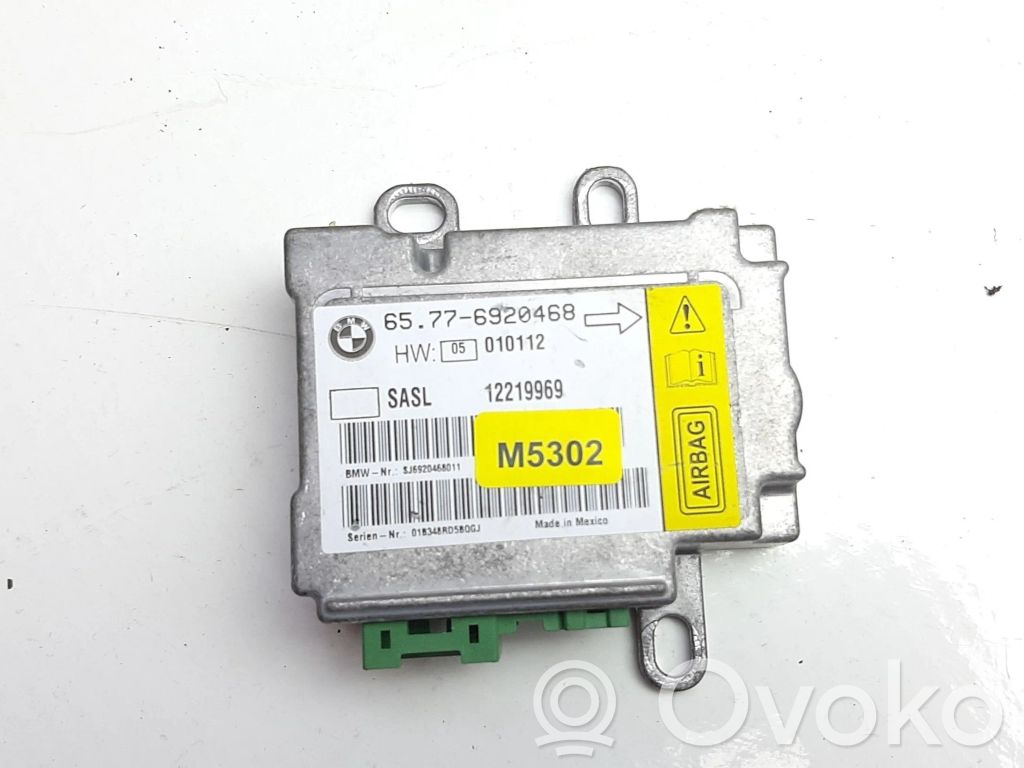 Airbag control unit/module   6920468,M5302