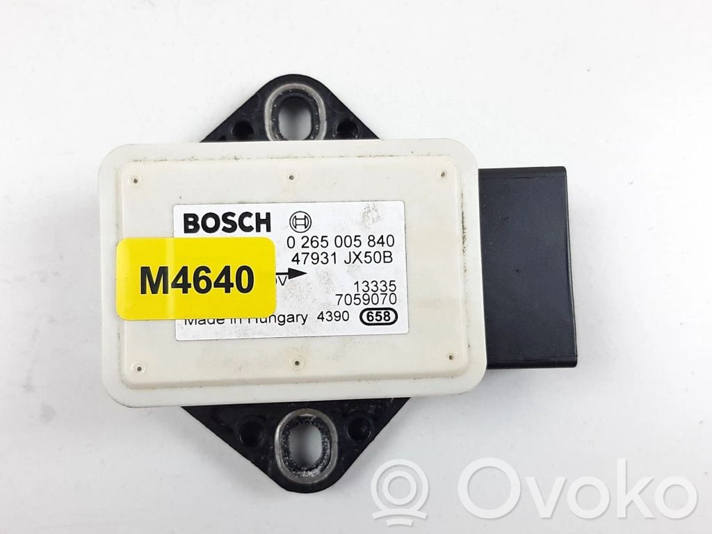 Nissan NV200 ESP acceleration yaw rate sensor 