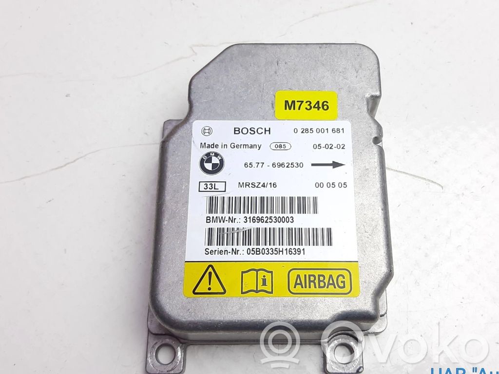 Airbag control unit/module   6962530,M7346
