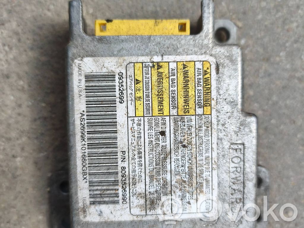 Isuzu Trooper Airbag control unit/module 