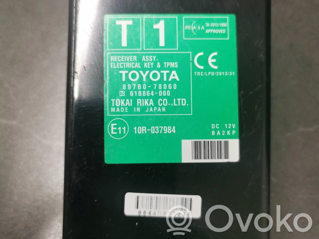 Lexus NX Module de pression des pneus 