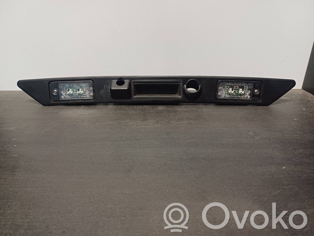 Audi A3 S3 8V Trunk door license plate light bar 