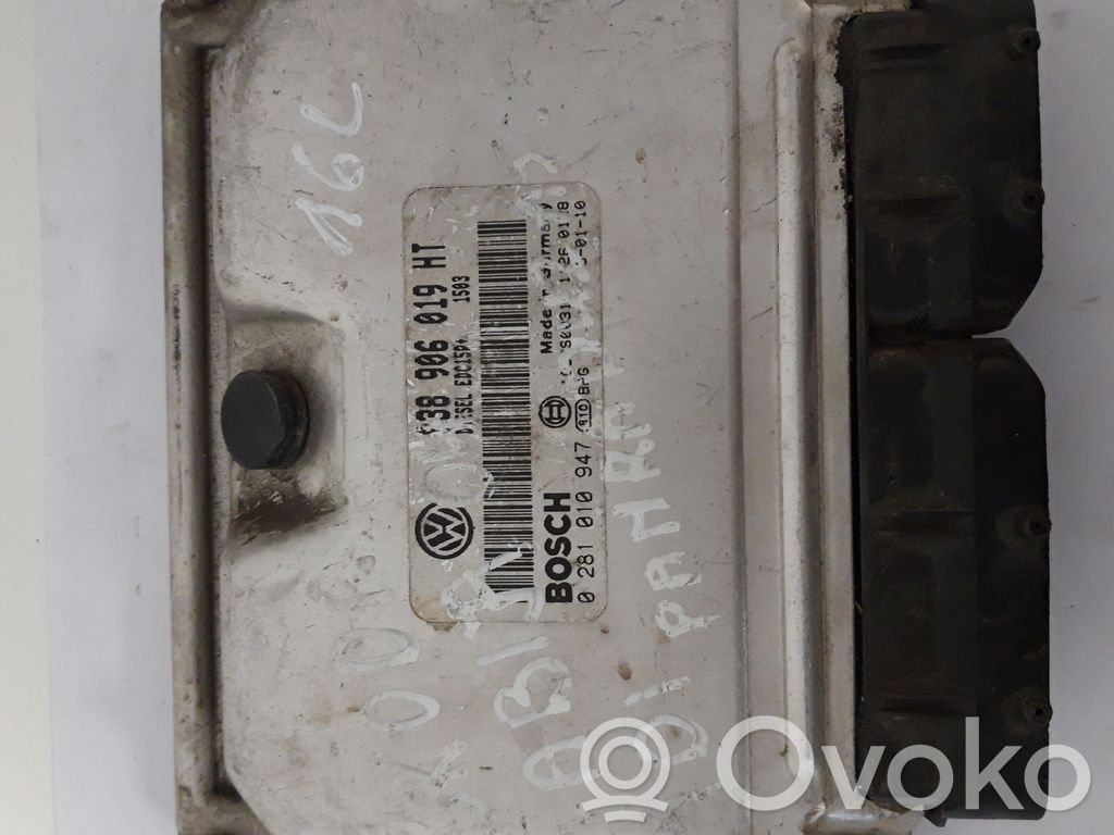 Engine control unit/module   038906019HT,0281010947