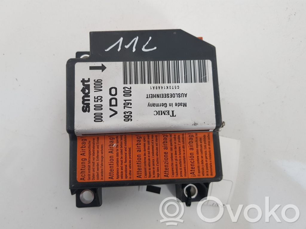 Smart ForTwo I Airbag control unit/module 