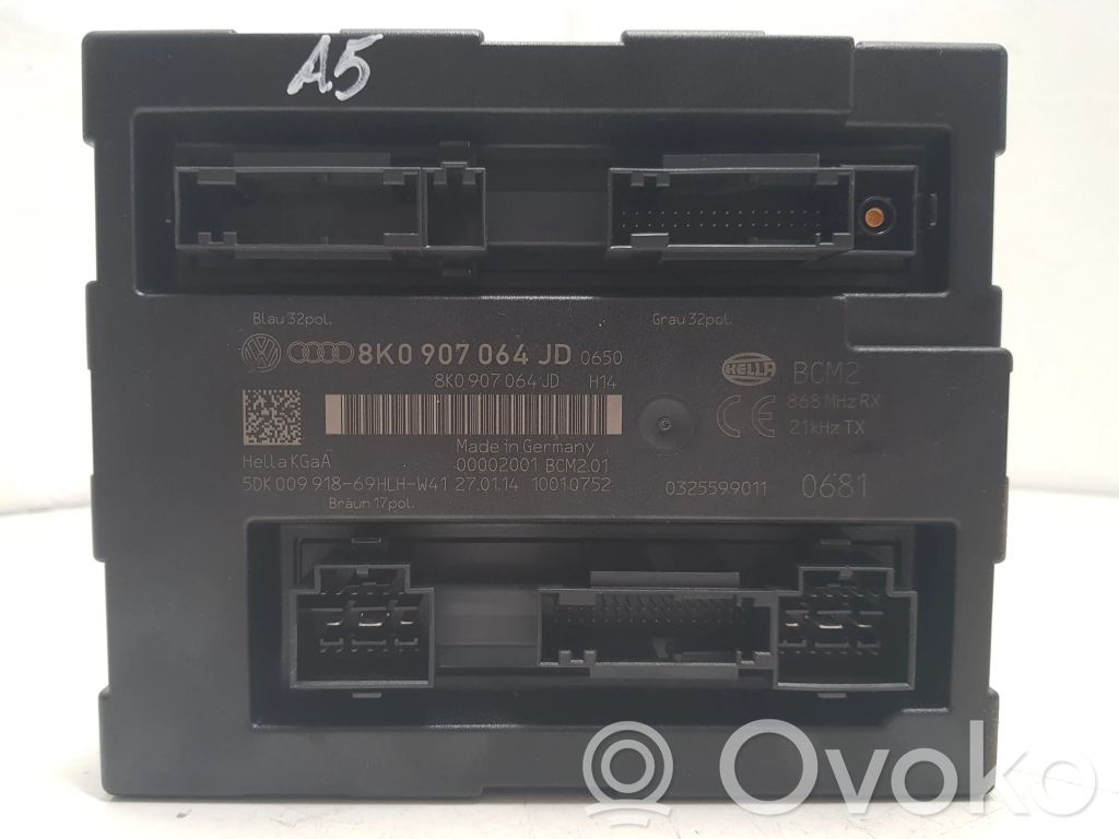 Audi A5 Sportback 8TA Módulo de confort/conveniencia 