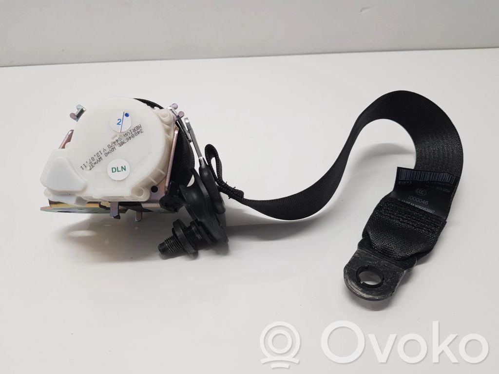 Opel Meriva B Cinturón trasero 