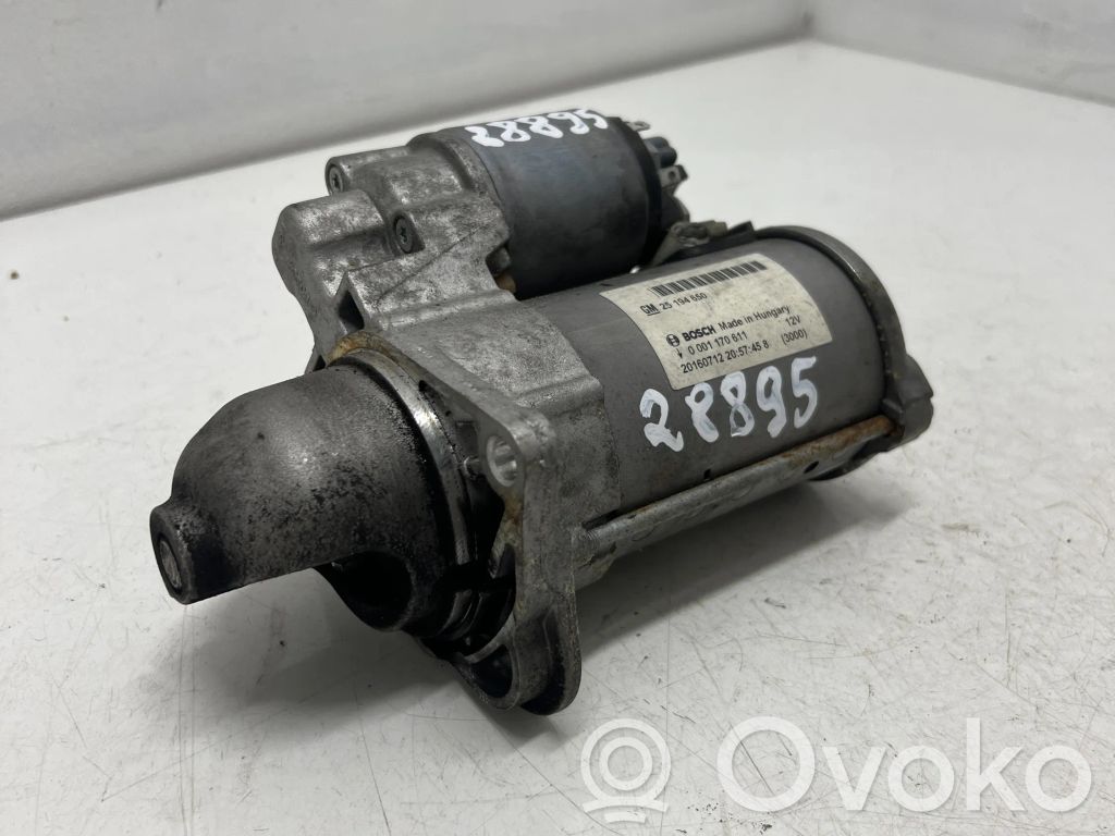 Starter motor   25194650,0001170611,20160712