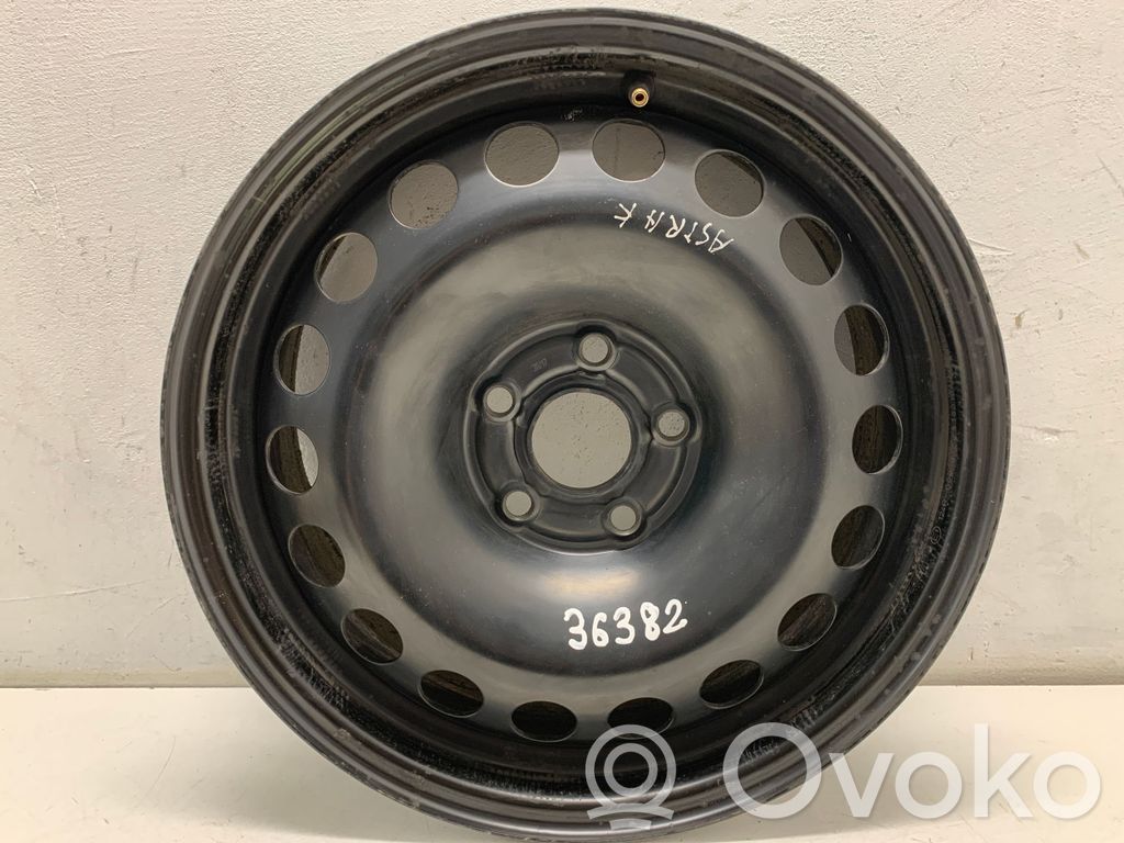 Opel Astra K R16 steel rim 