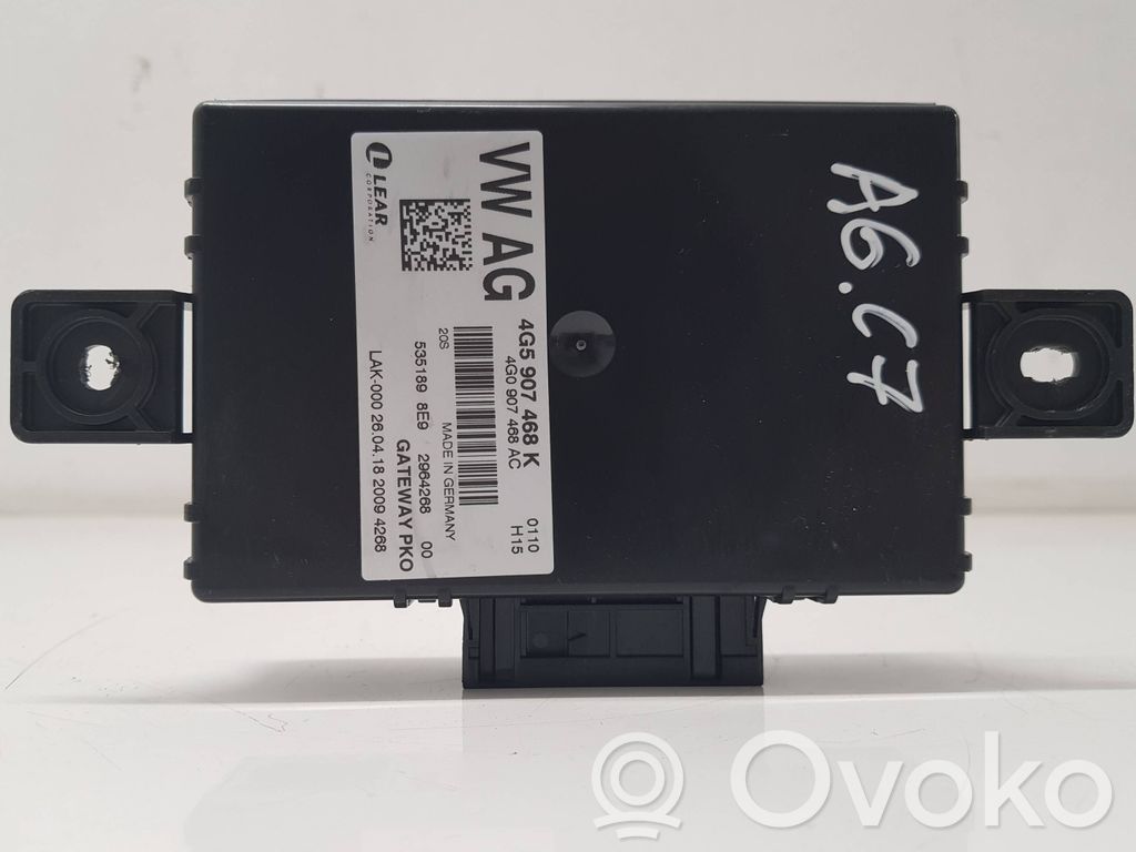 Audi A6 S6 C7 4G Módulo de control Gateway 