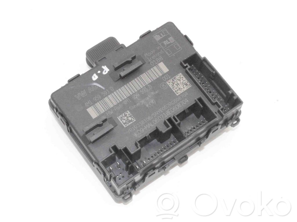 Audi A6 S6 C8 4K Unitate/modul comandă uși 