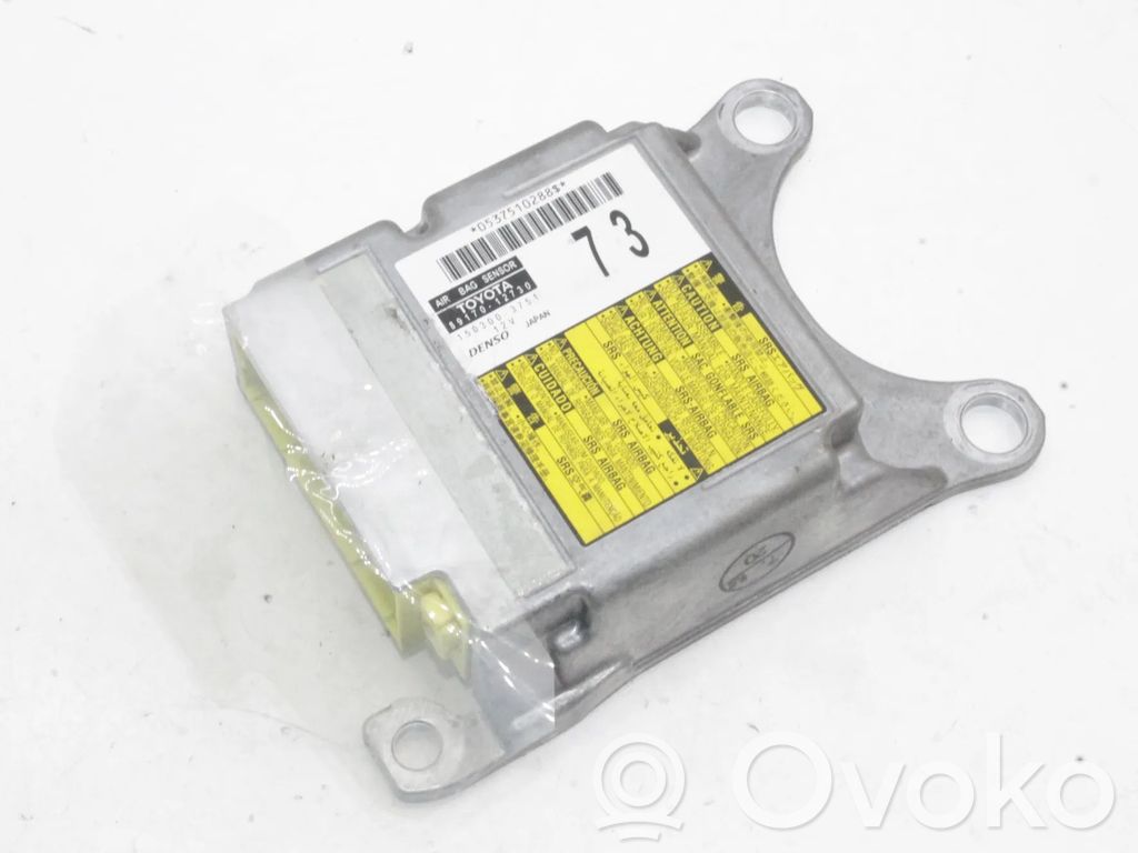Toyota Auris 150 Airbag control unit/module 