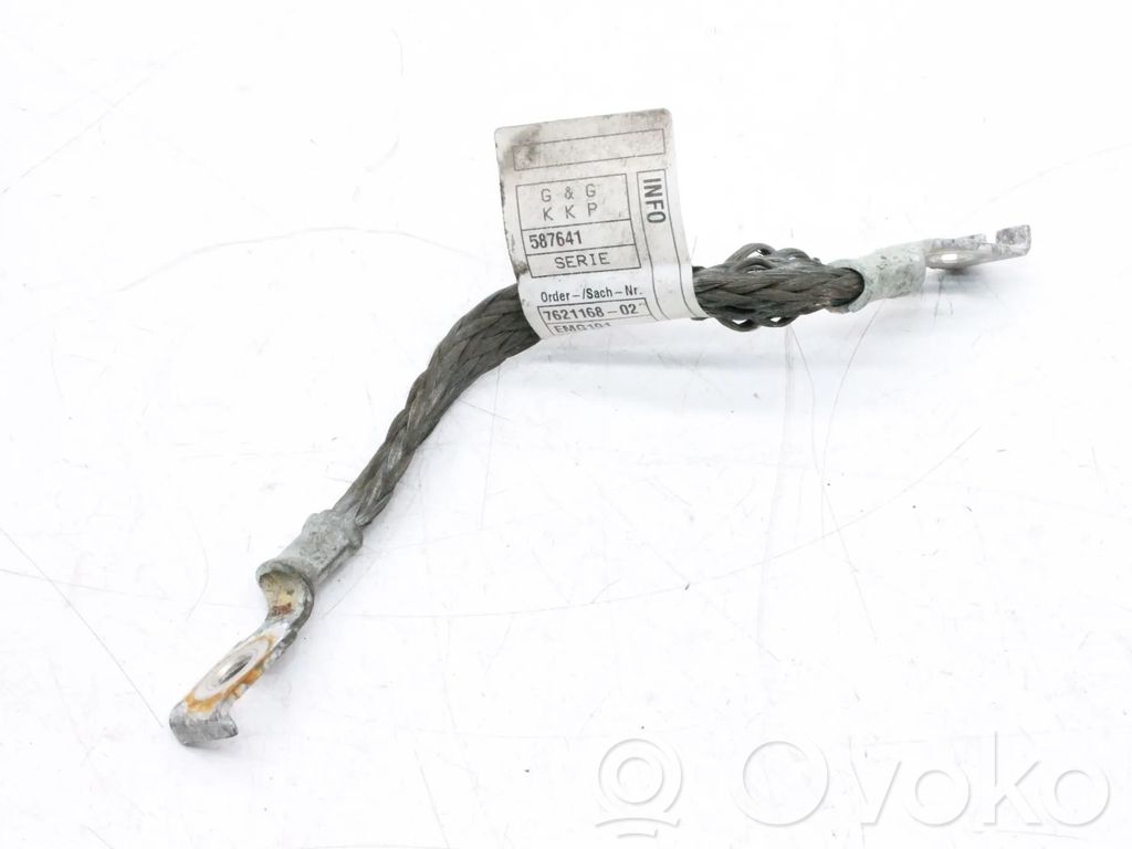 BMW 1 F20 F21 Minus / Klema / Przewód akumulatora 