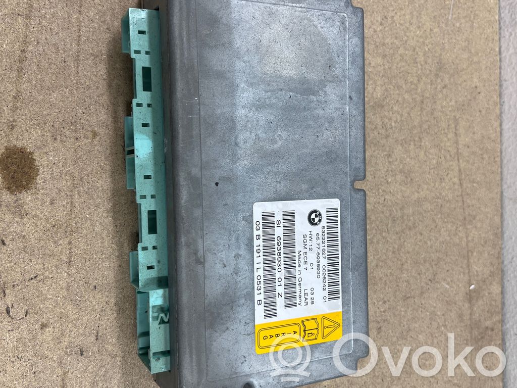 BMW 5 E60 E61 Unitate/modul de comandă airbaguri 