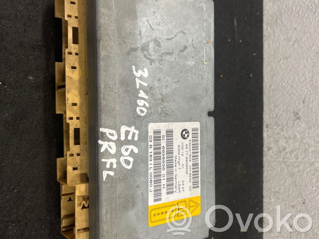 BMW 5 E60 E61 Module de contrôle airbag 