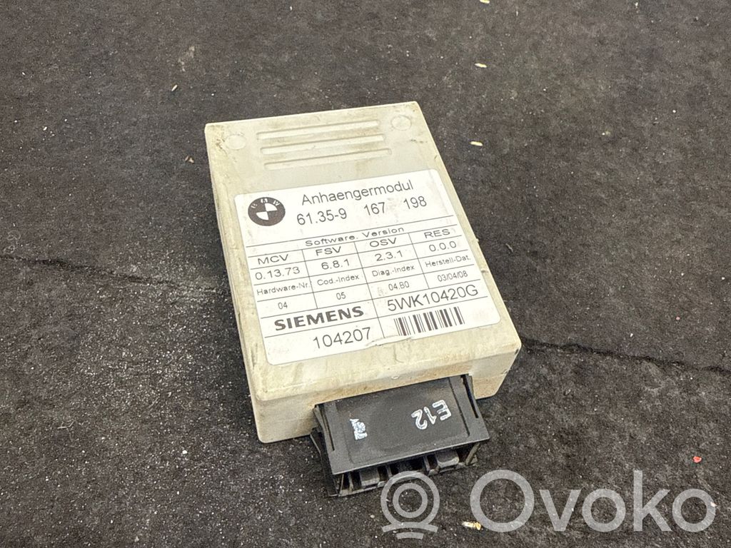 BMW 3 E90 E91 Tow bar trailer control unit/module 