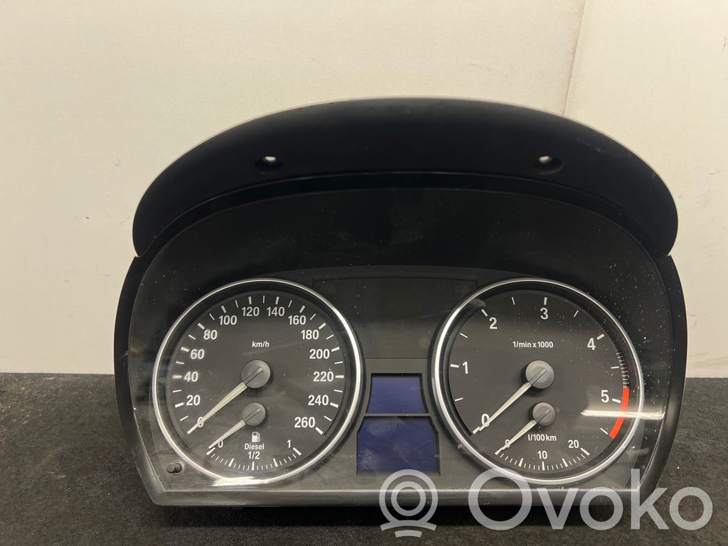 BMW 3 E90 E91 Speedometer (instrument cluster) 