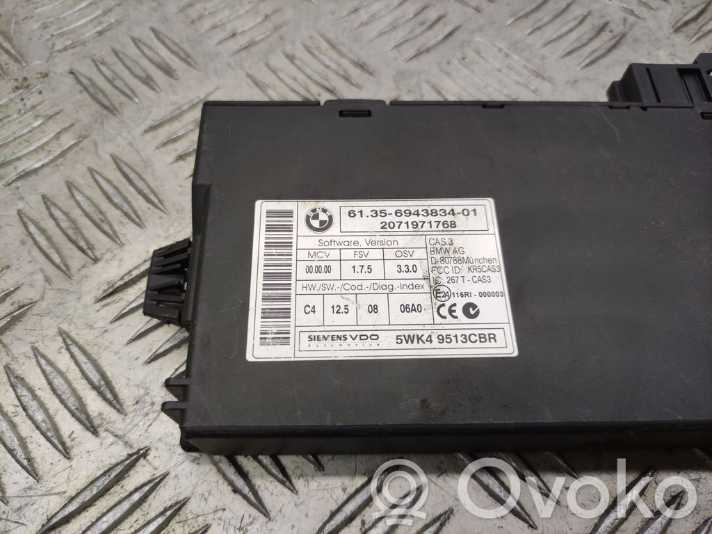 BMW 5 E60 E61 CAS control unit/module 