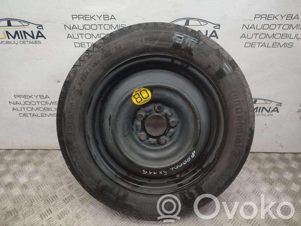 Nissan Qashqai R16 spare wheel 
