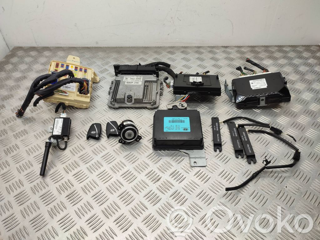 Hyundai Santa Fe Engine ECU kit and lock set 