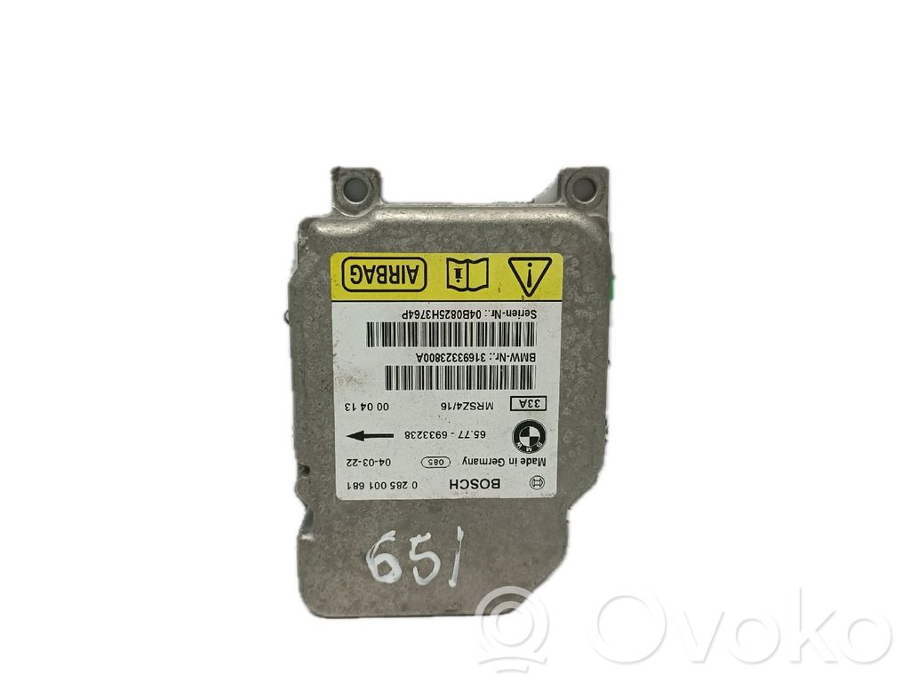 Airbag control unit/module   0285001681