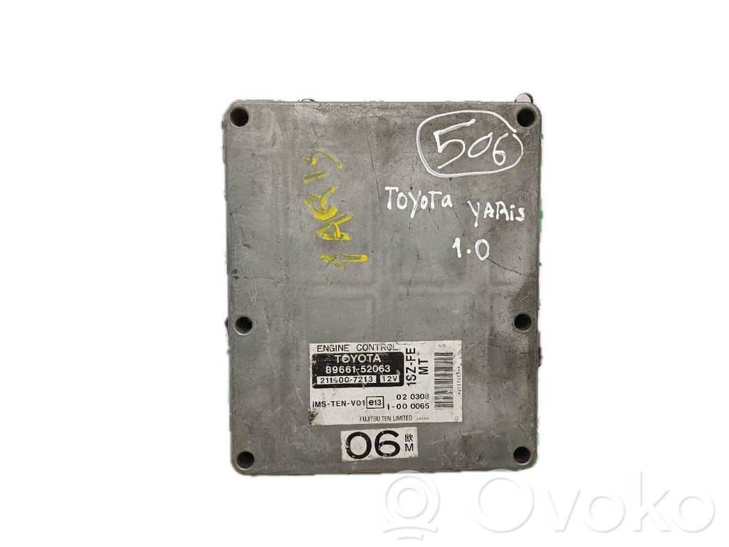 Toyota Yaris Engine control unit/module 