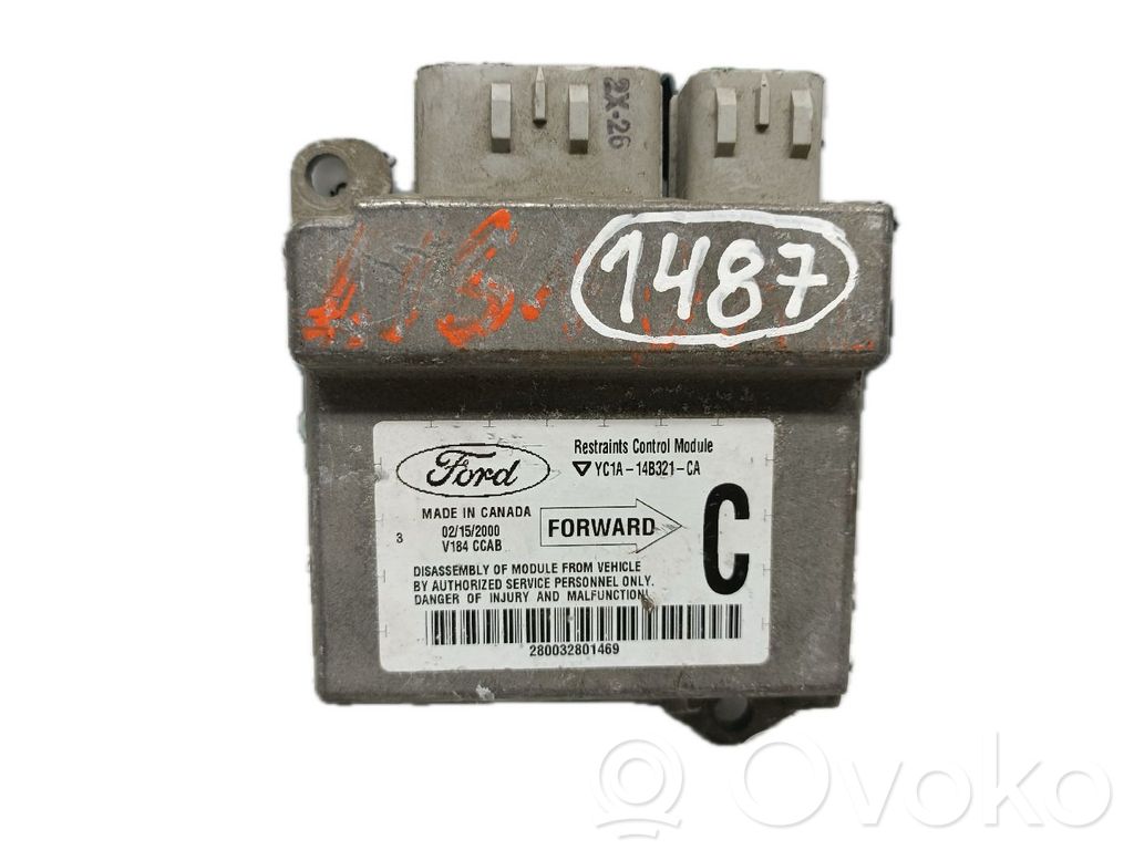 Airbag control unit/module   YC1A14B321CA