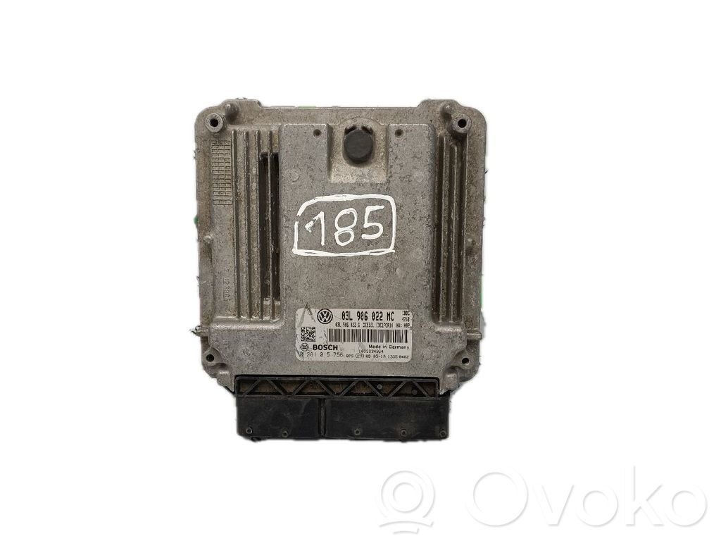 Engine control unit/module   03L906022MC,0281015756