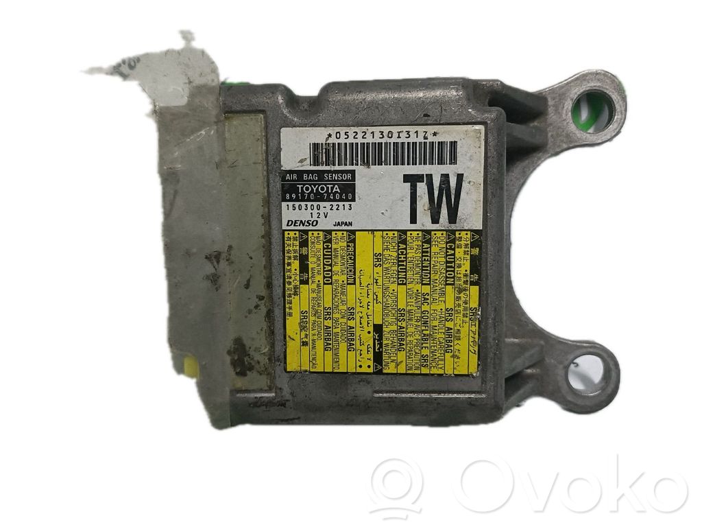 Toyota iQ Airbag control unit/module 