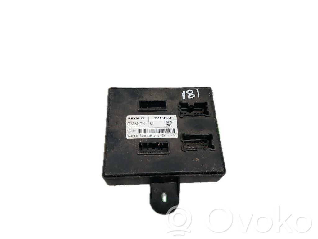 Other control units/modules   231A04792R,524451F09