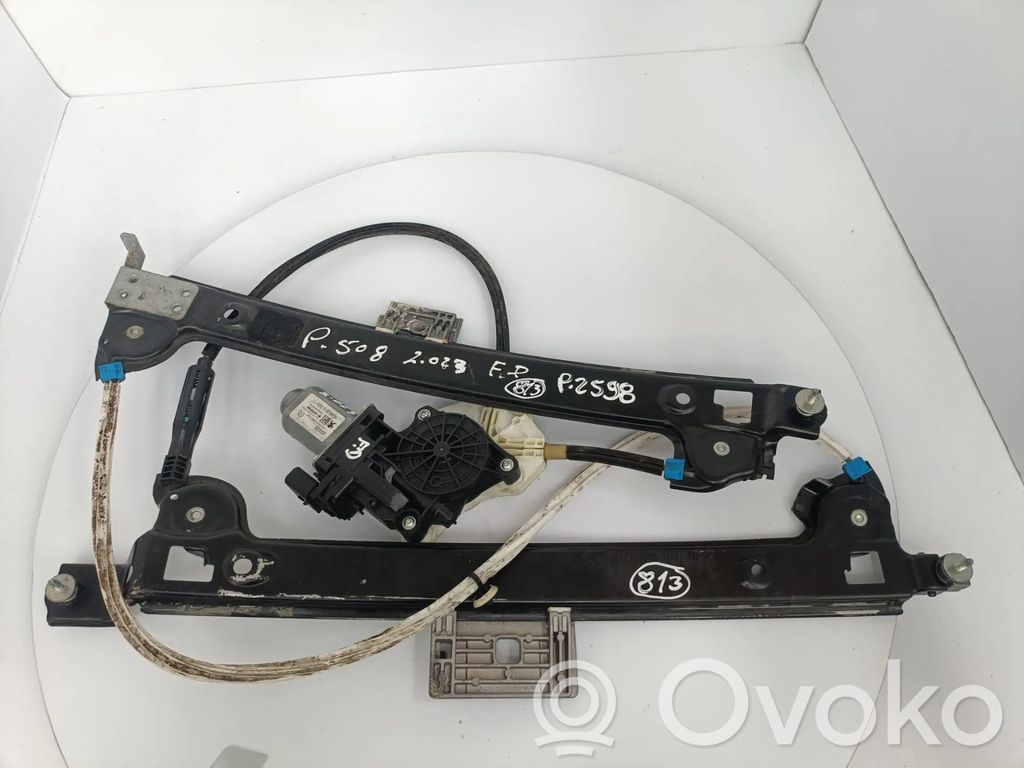 Peugeot 508 II Mechanizm podnoszenia szyby przedniej bez silnika 