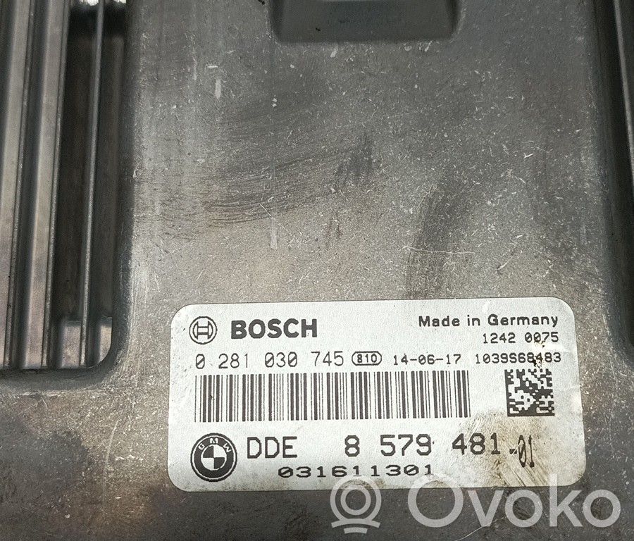 BMW 4 F36 Gran coupe Engine control unit/module 