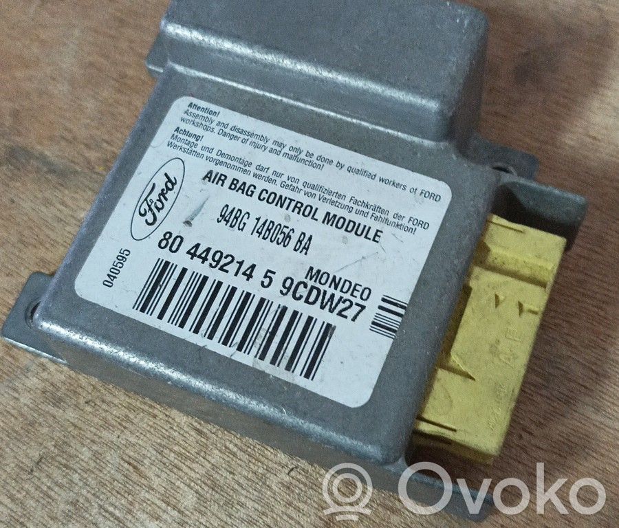Airbag control unit/module   94BG14B056BA