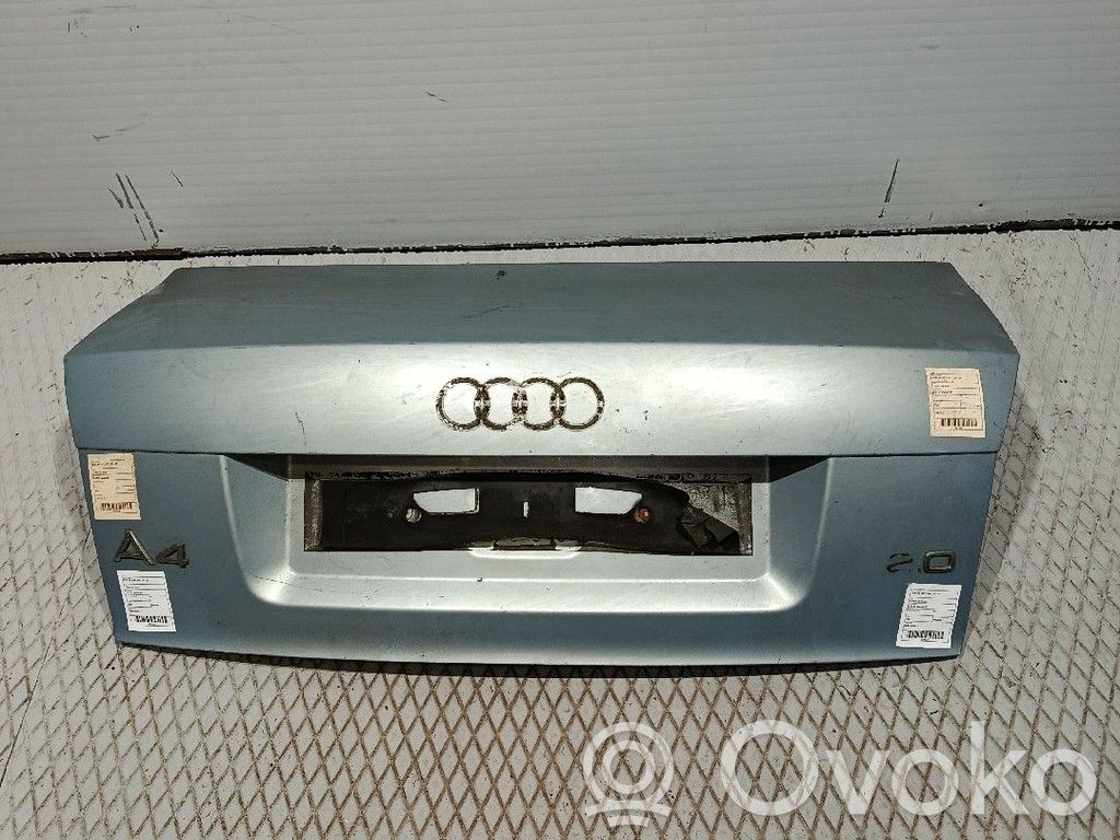 Audi A4 S4 B6 8E 8H Aizmugurējais pārsegs (bagāžnieks) 