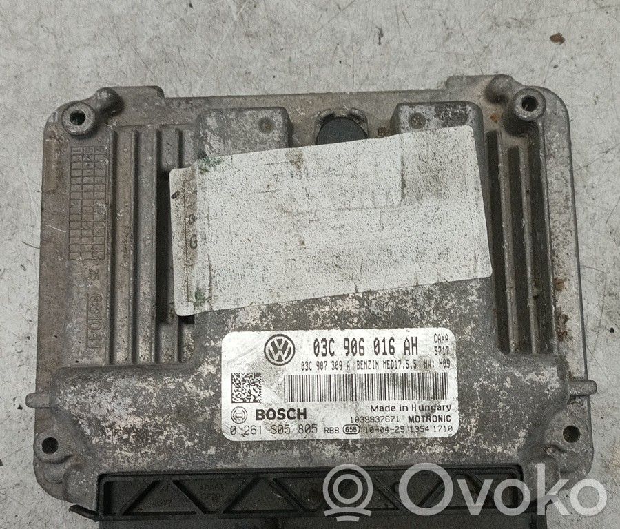 Engine control unit/module   03C906016AH,0261S05805