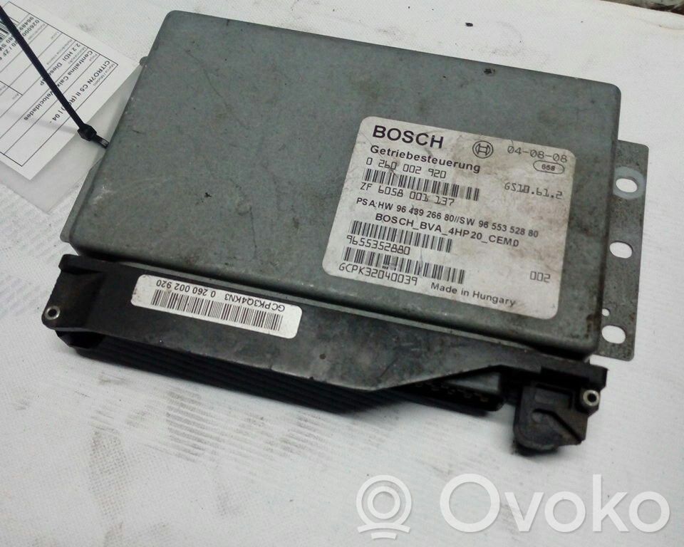 Citroen C5 Module de contrôle de boîte de vitesses ECU 