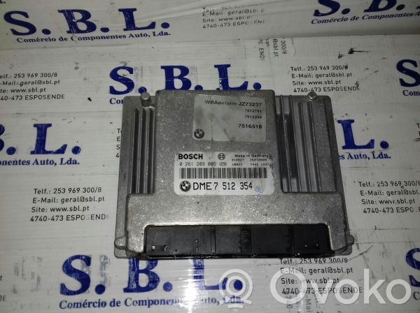 Unidad de control/módulo del motor   0261209005,DME7512354