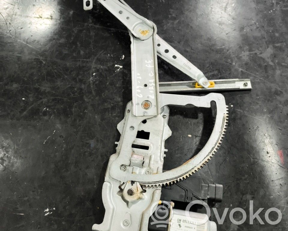 Opel Corsa C Front window lifting mechanism without motor 