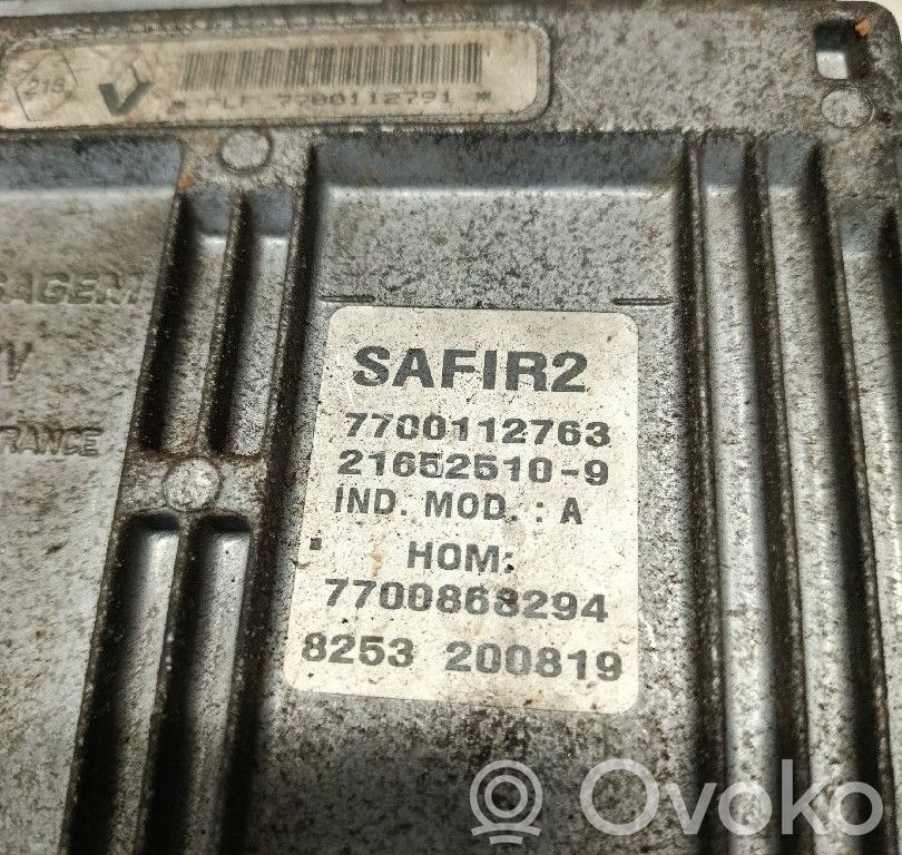 Unidad de control/módulo del motor   7700112763,216525109,ZACK