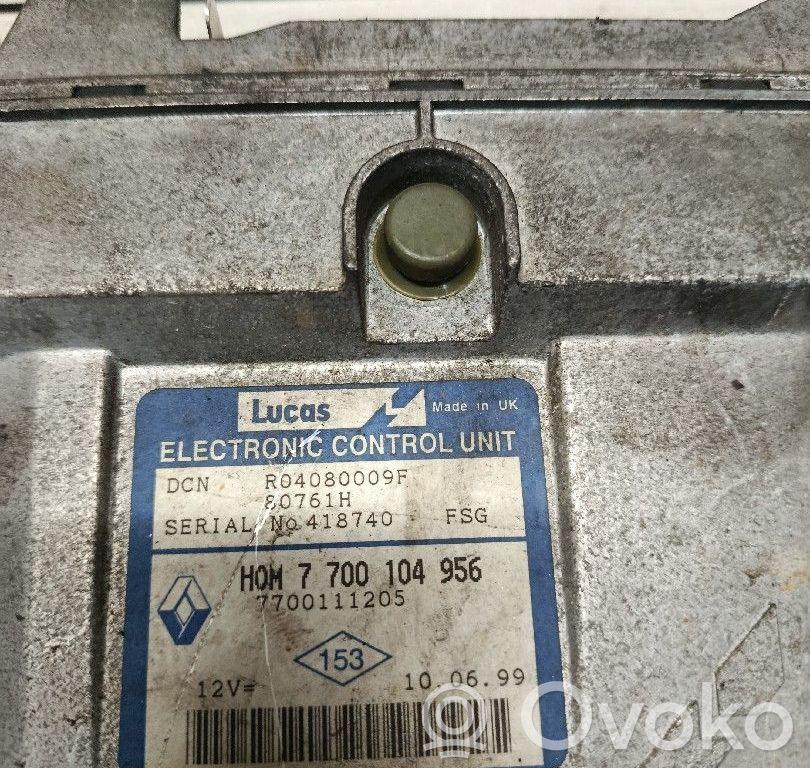 Moottorin ohjainlaite/moduuli   R04080009F,H0M7700104956,ZACK