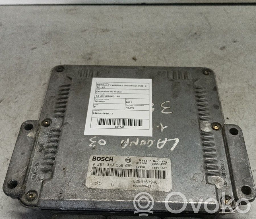 Unidad de control/módulo del motor   0281010556,FILIPE