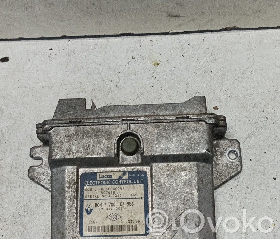 Moottorin ohjainlaite/moduuli   7700104956,H0M7700104956,ZACK